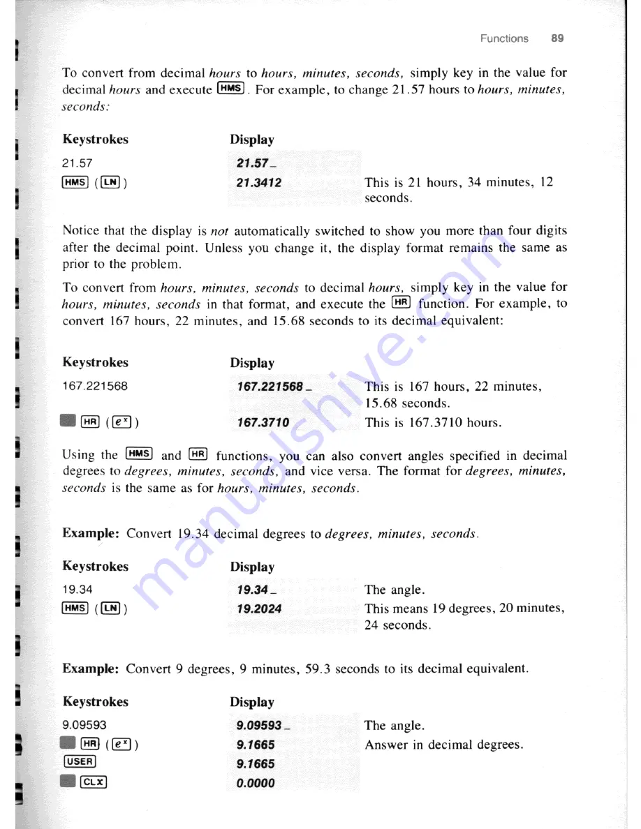 HP HP-41C Owner'S Handbook Manual Download Page 95