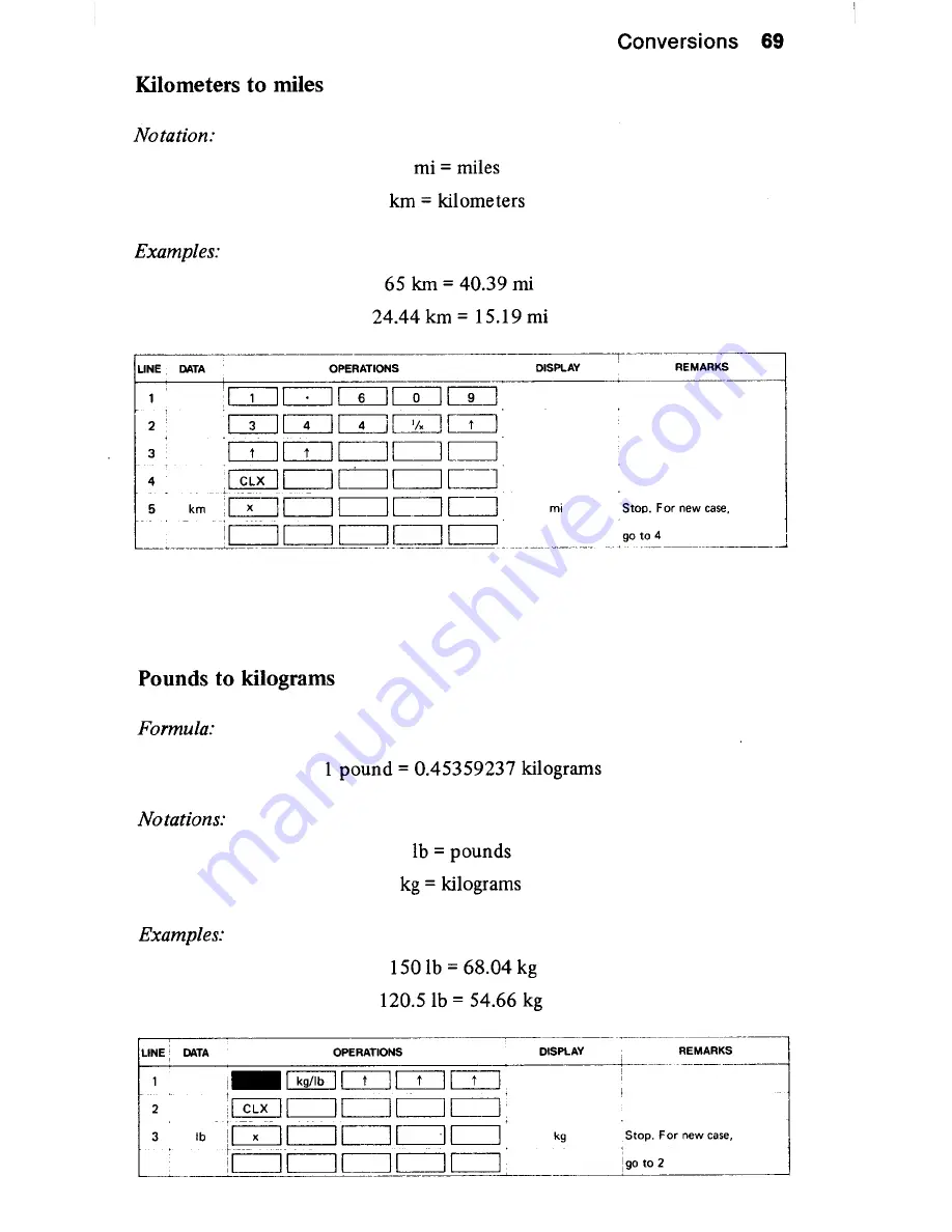 HP HP-45 Скачать руководство пользователя страница 72