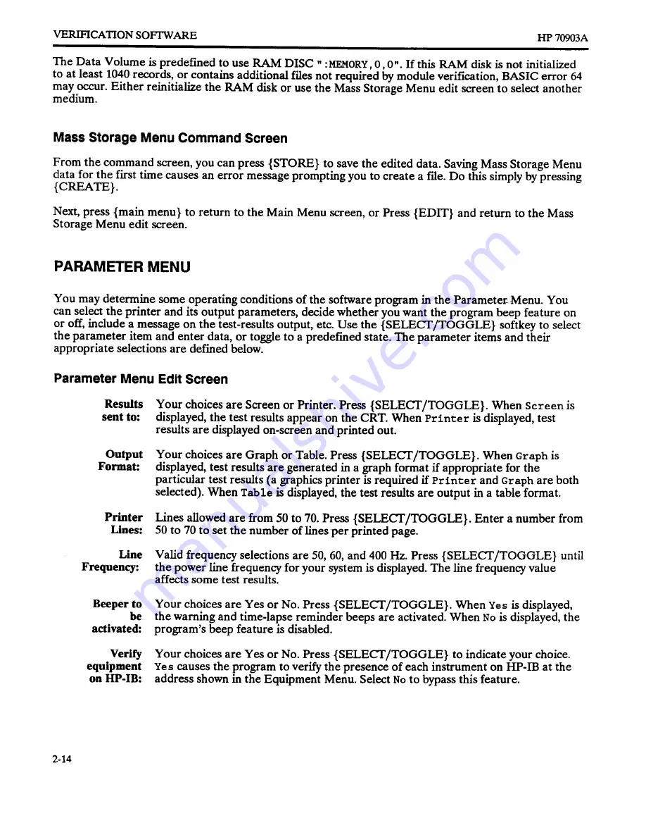 HP HP 70903A Service Manual Download Page 42