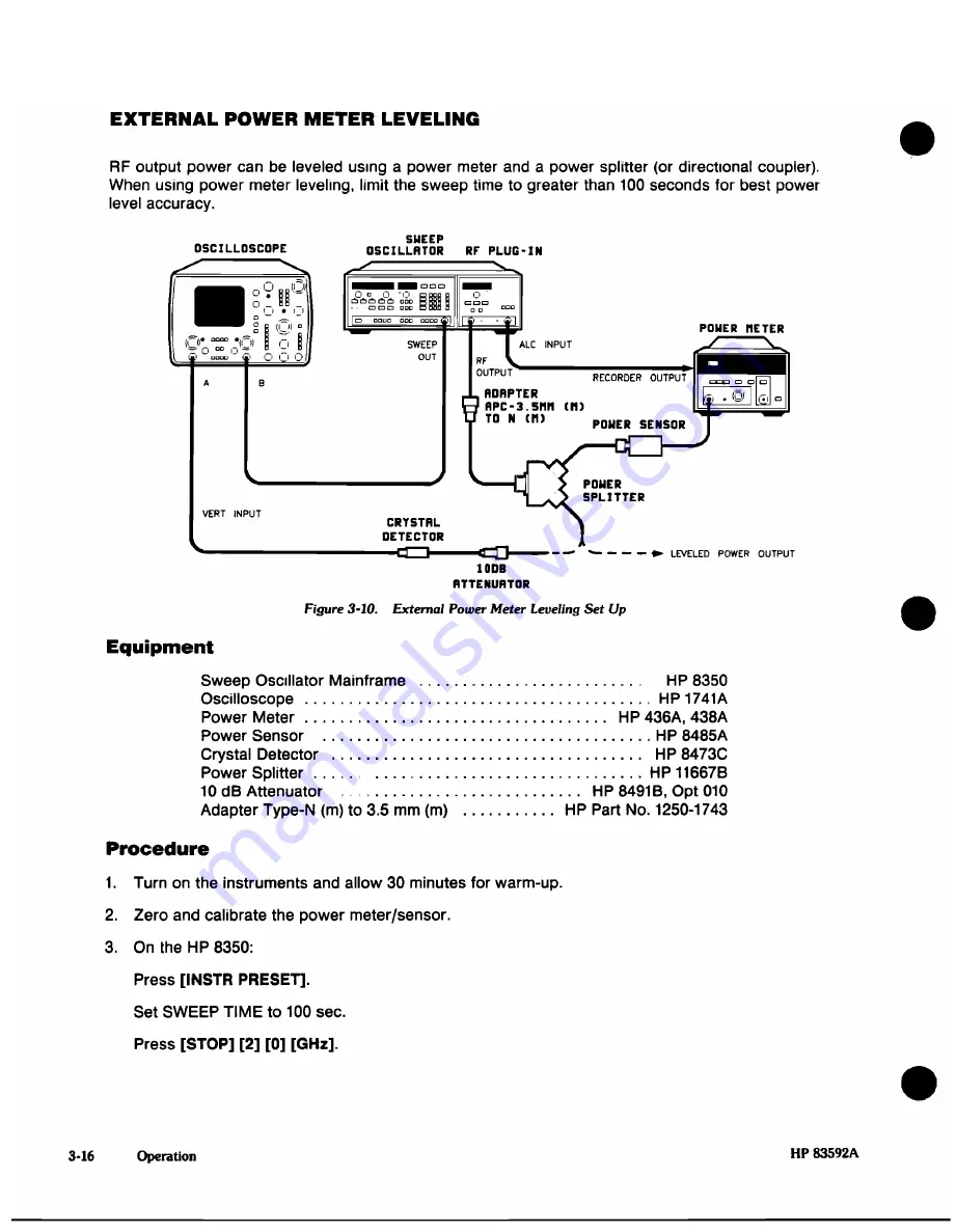 HP HP 83592A Operating And Service Manual Download Page 45