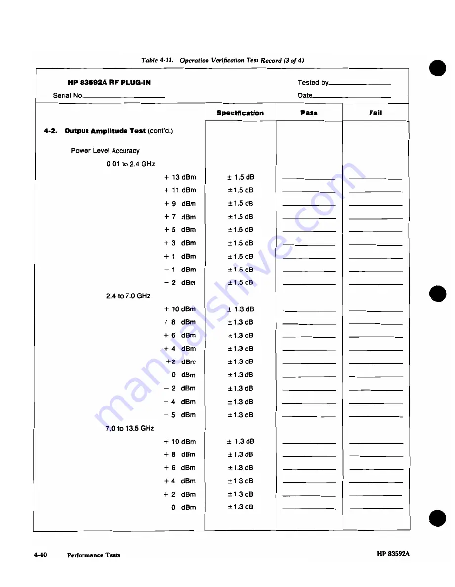 HP HP 83592A Скачать руководство пользователя страница 93