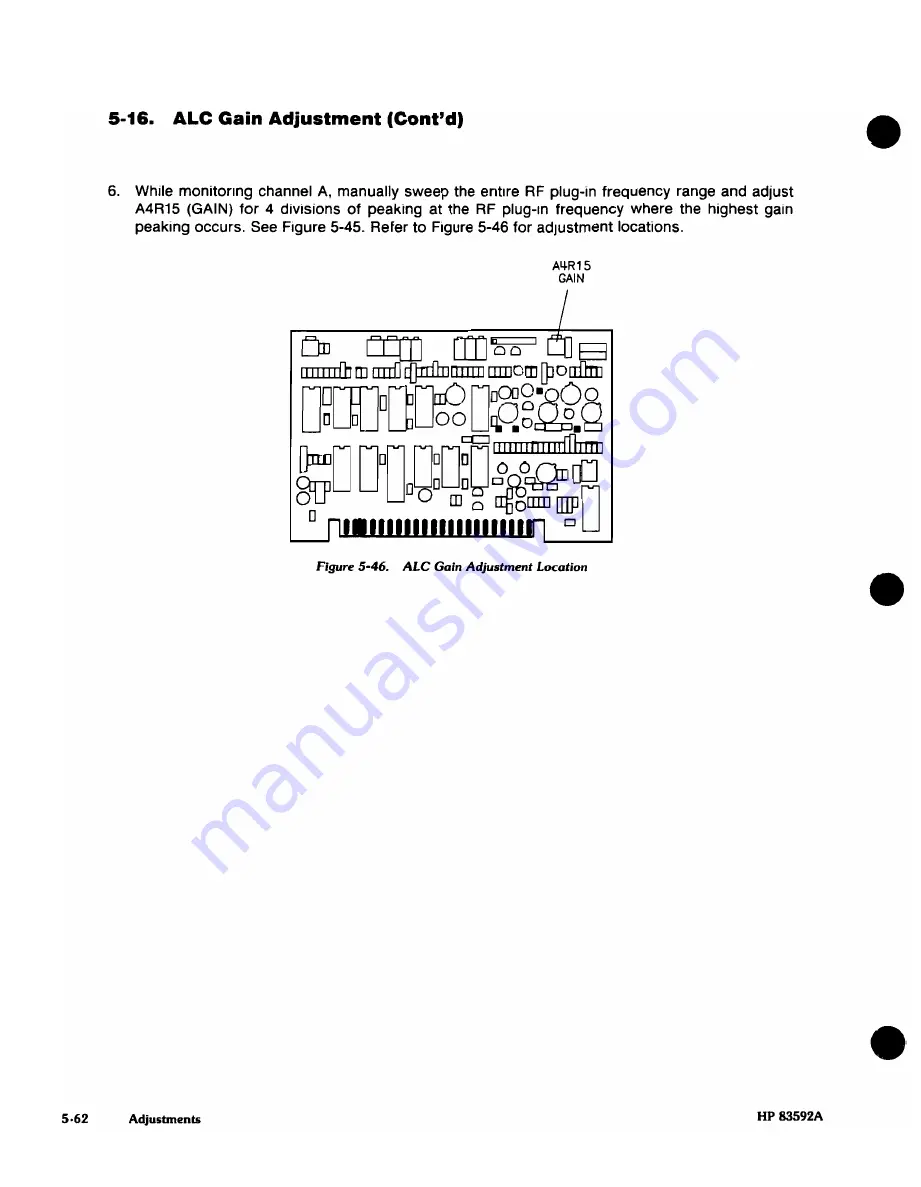 HP HP 83592A Operating And Service Manual Download Page 156