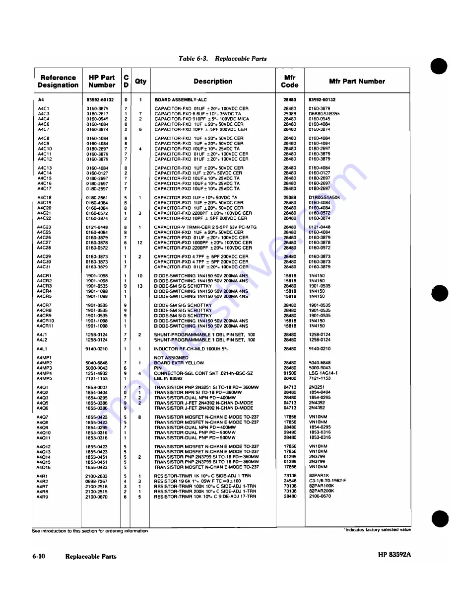 HP HP 83592A Скачать руководство пользователя страница 173