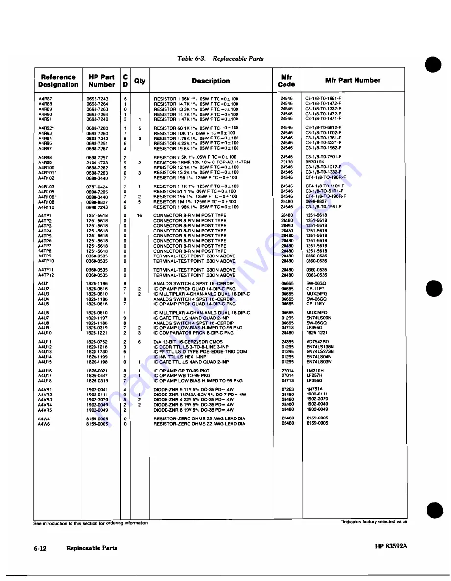 HP HP 83592A Скачать руководство пользователя страница 175