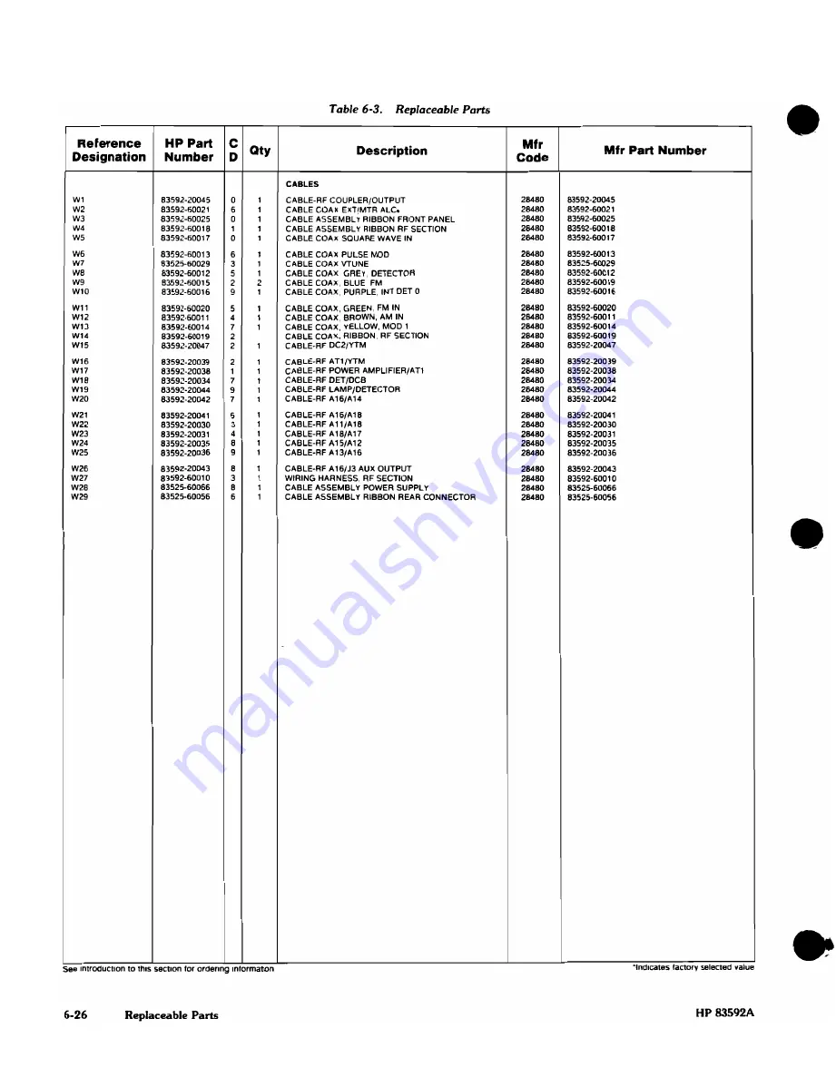 HP HP 83592A Скачать руководство пользователя страница 189