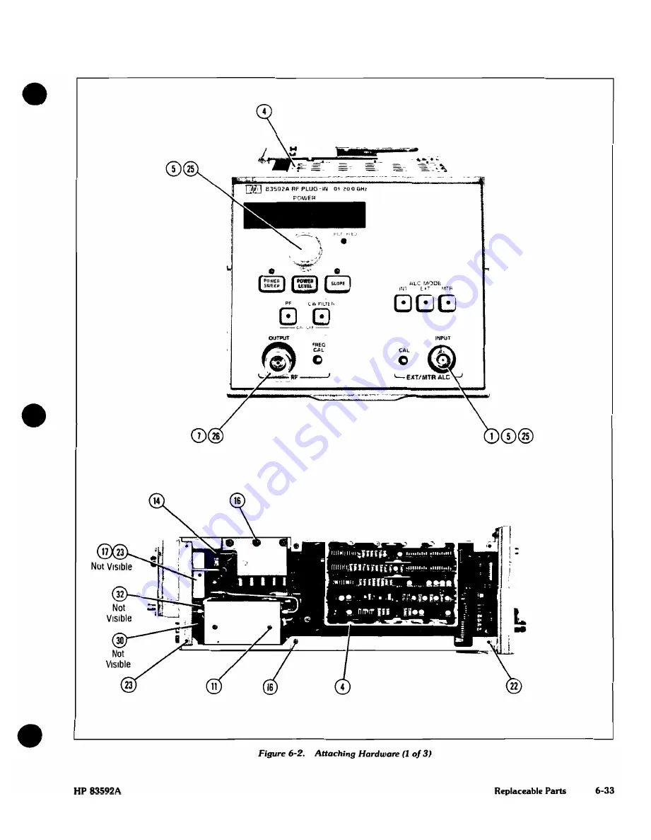 HP HP 83592A Operating And Service Manual Download Page 196