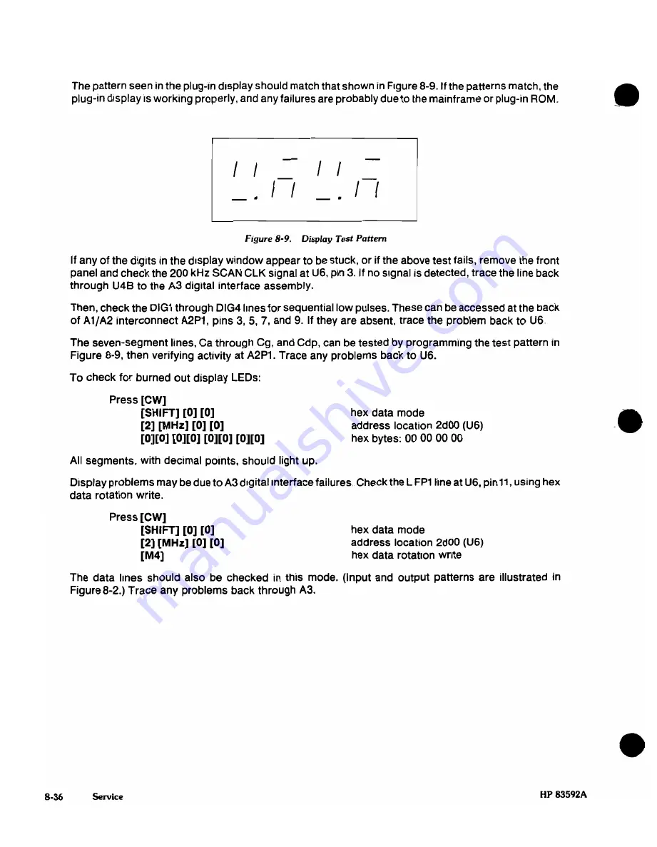 HP HP 83592A Operating And Service Manual Download Page 233