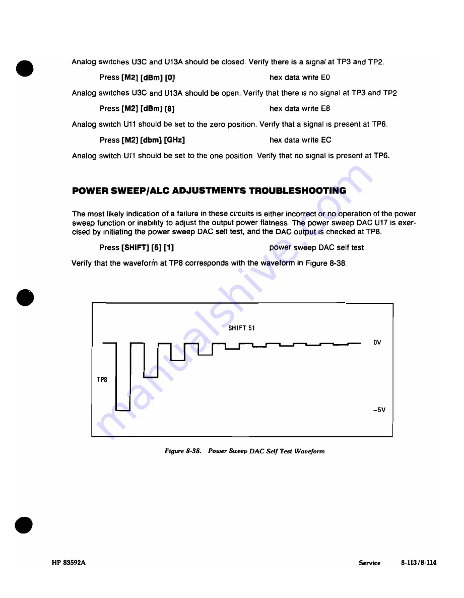 HP HP 83592A Operating And Service Manual Download Page 295