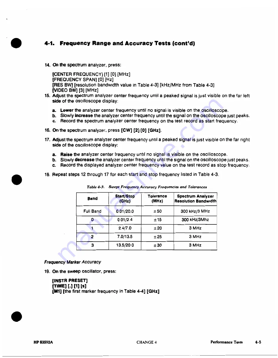 HP HP 83592A Operating And Service Manual Download Page 404