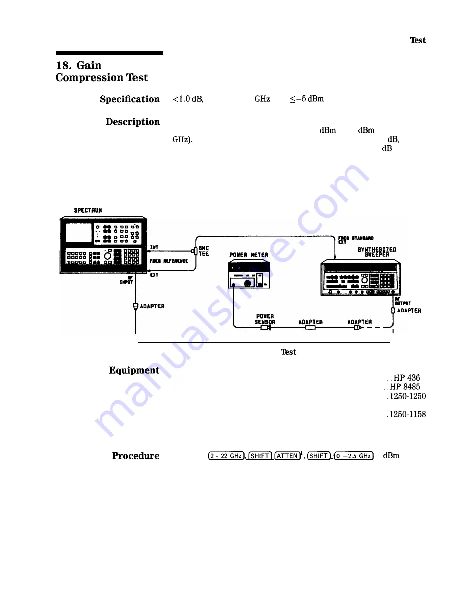 HP HP 8566B Adjustment Manual Download Page 102