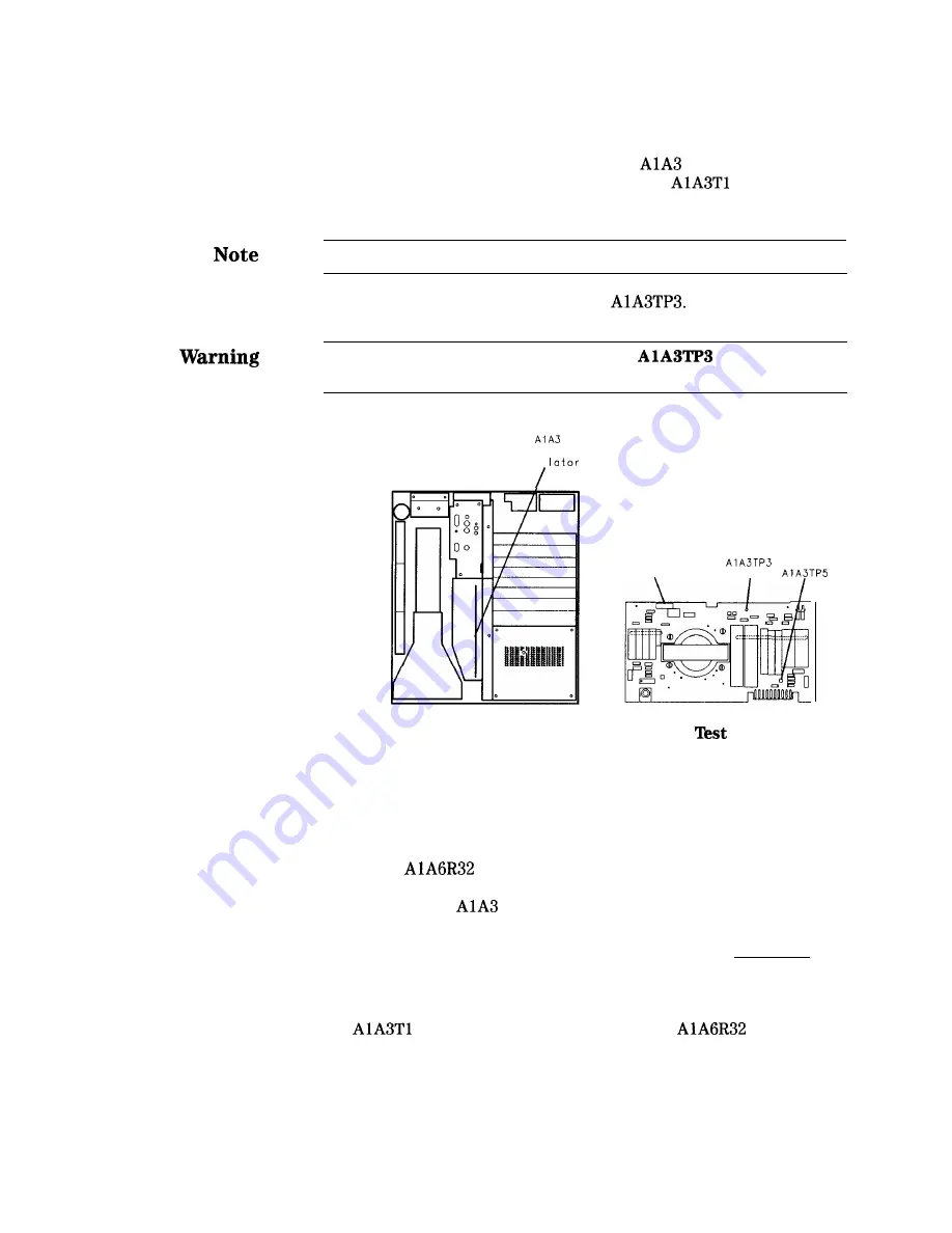 HP HP 8566B Adjustment Manual Download Page 174