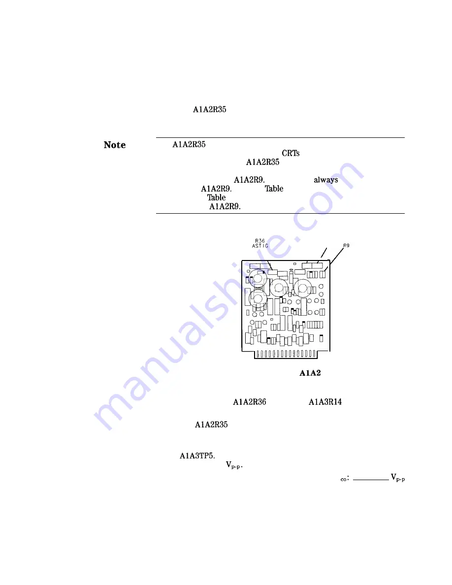 HP HP 8566B Adjustment Manual Download Page 176