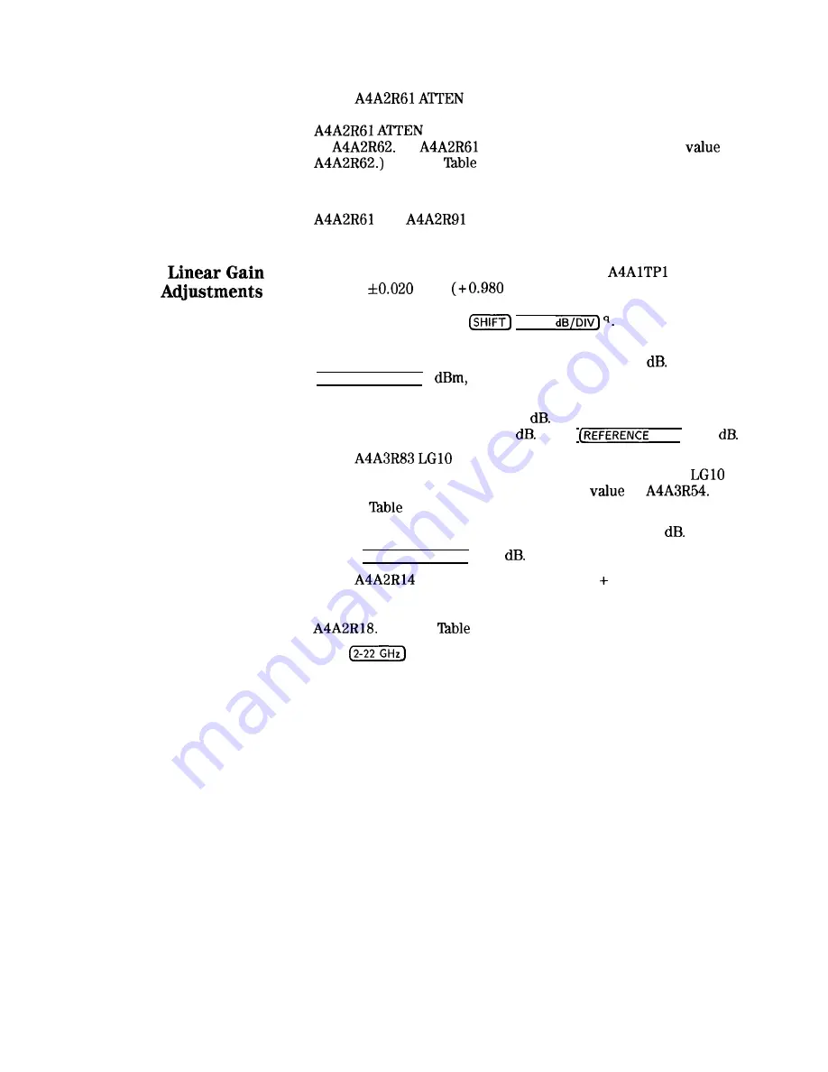 HP HP 8566B Adjustment Manual Download Page 212