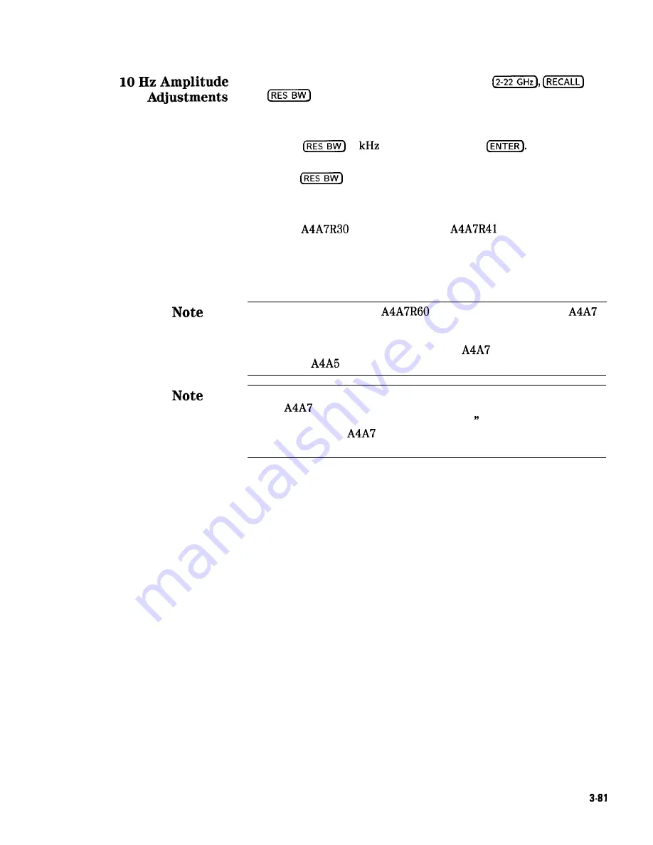 HP HP 8566B Adjustment Manual Download Page 221