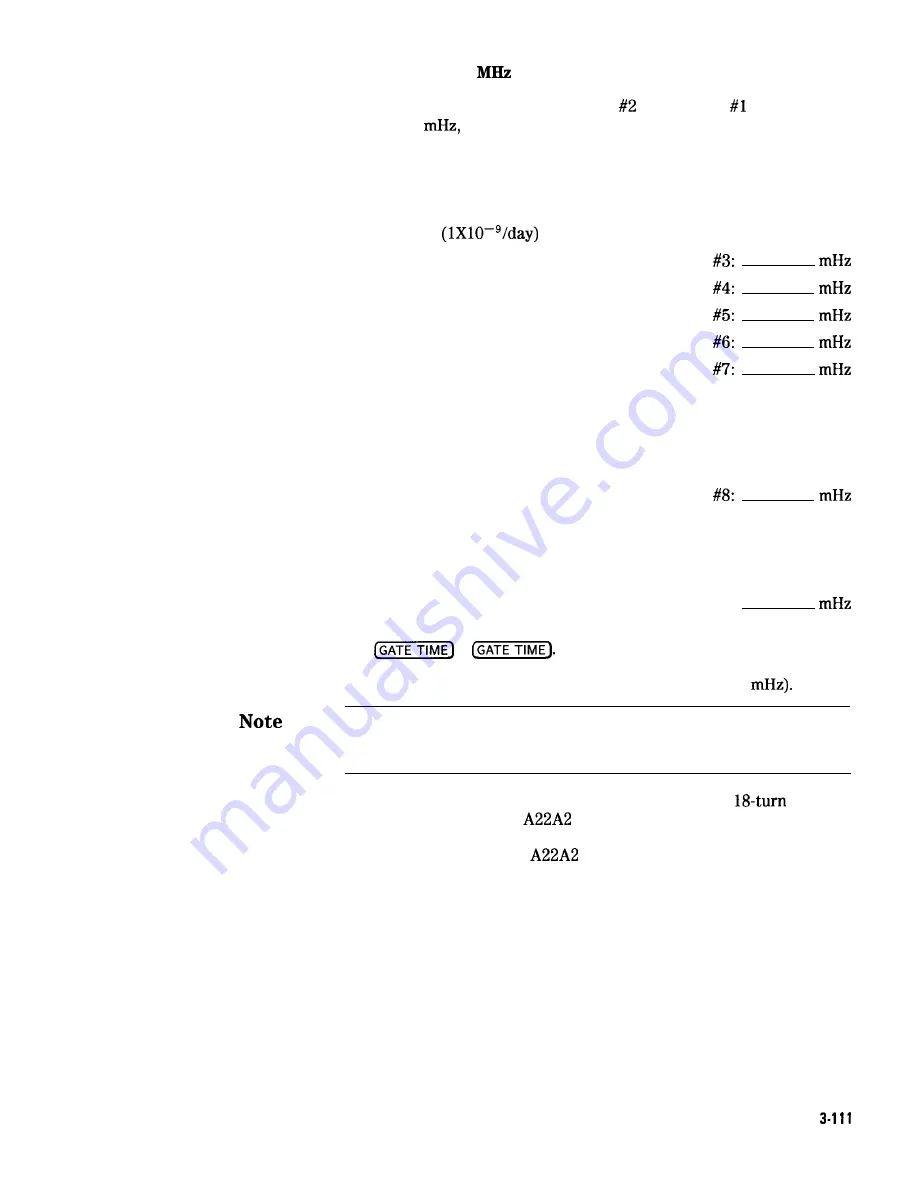 HP HP 8566B Adjustment Manual Download Page 251