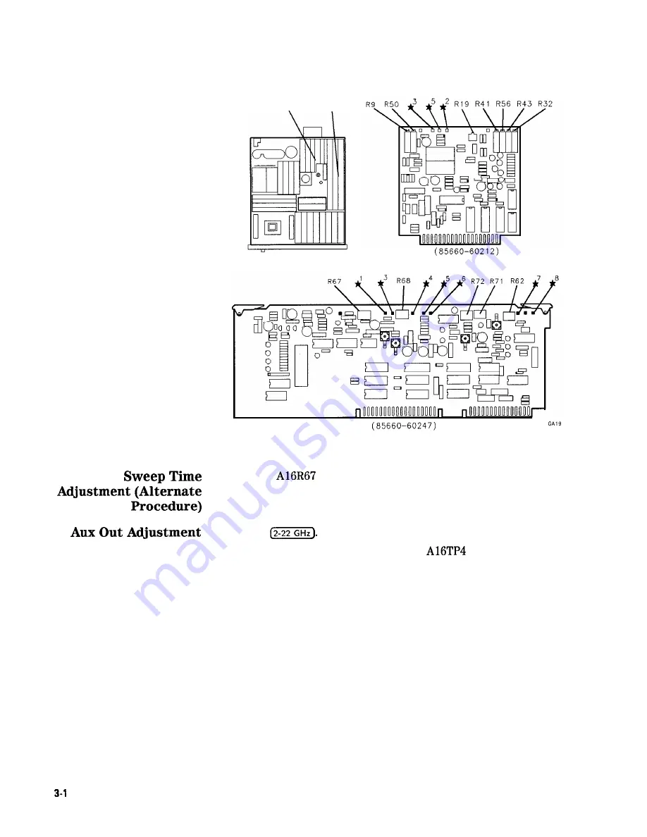 HP HP 8566B Adjustment Manual Download Page 256