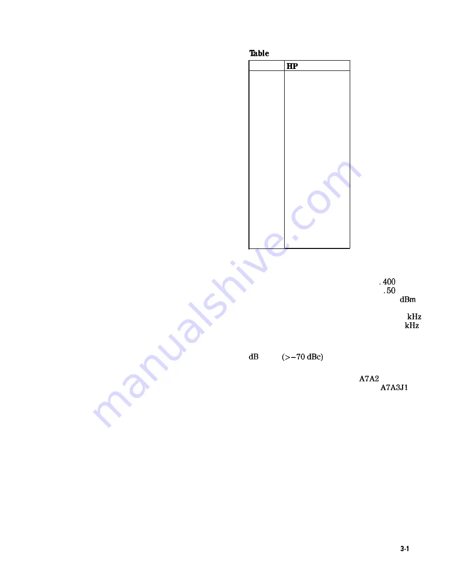 HP HP 8566B Adjustment Manual Download Page 271