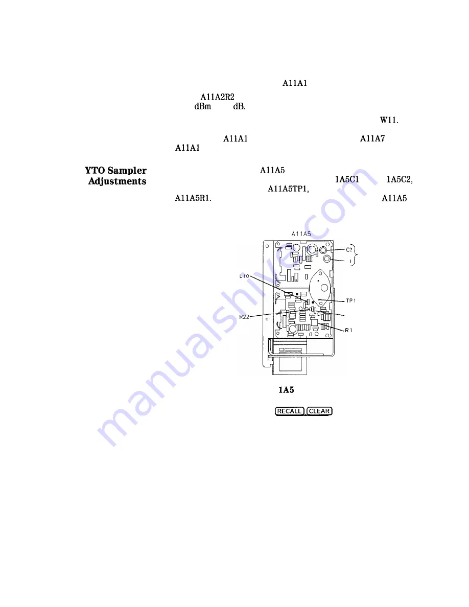 HP HP 8566B Adjustment Manual Download Page 280