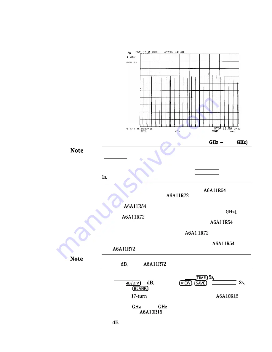 HP HP 8566B Adjustment Manual Download Page 331