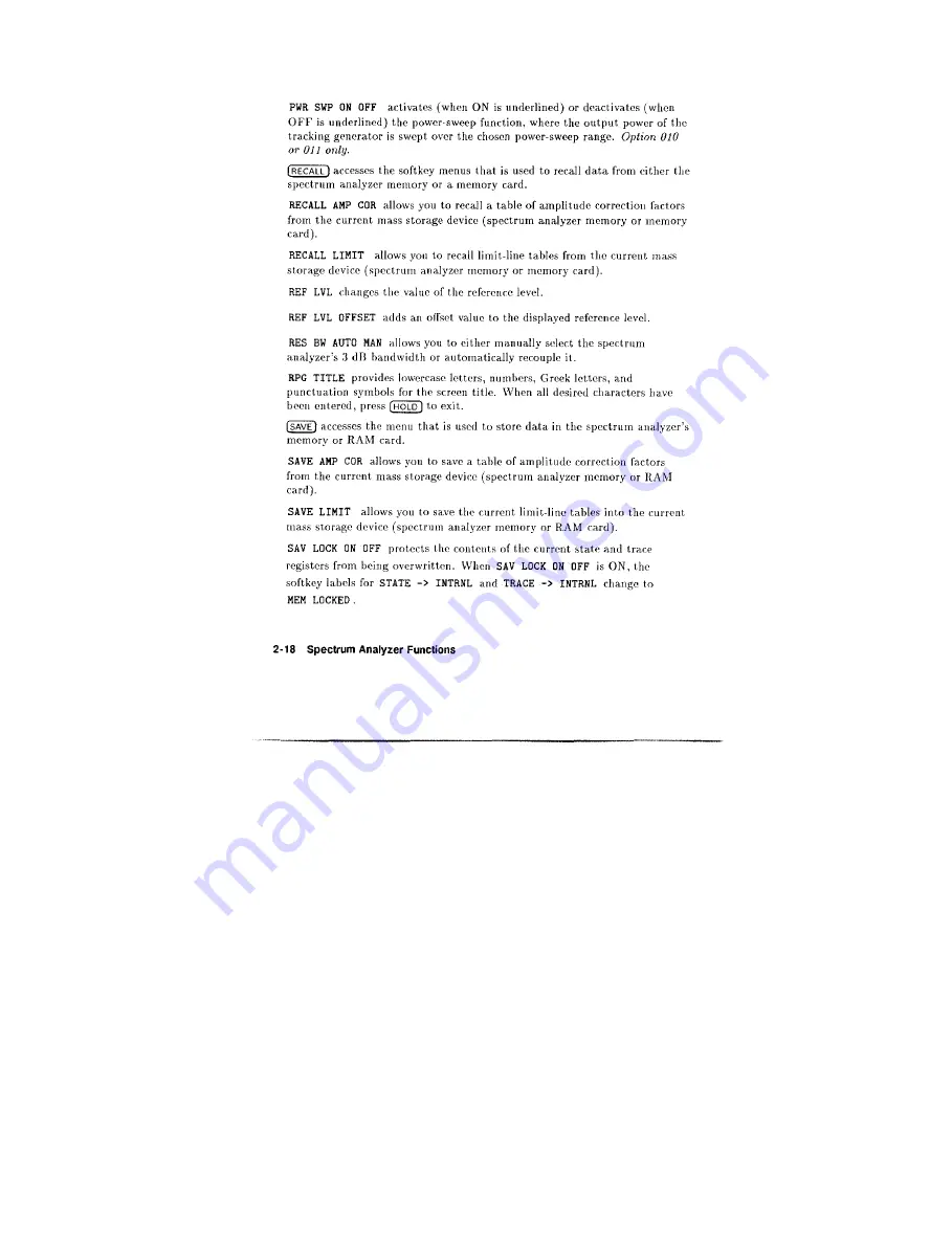 HP HP 8590 Series Quick Reference Manual Download Page 38