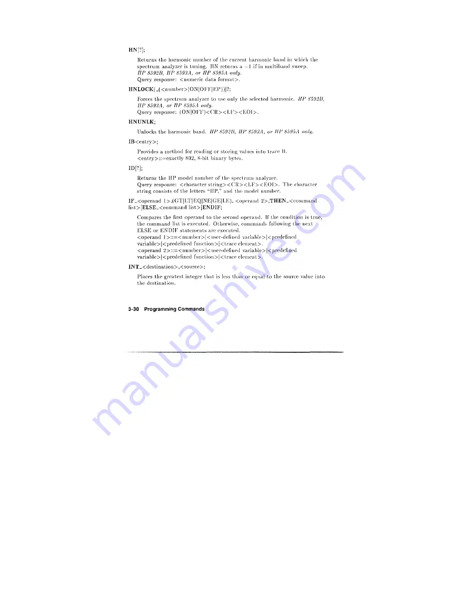 HP HP 8590 Series Quick Reference Manual Download Page 74