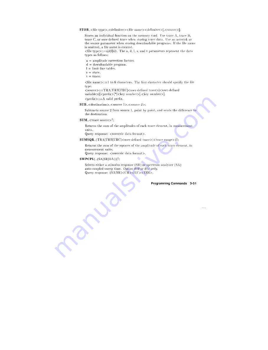 HP HP 8590 Series Quick Reference Manual Download Page 95