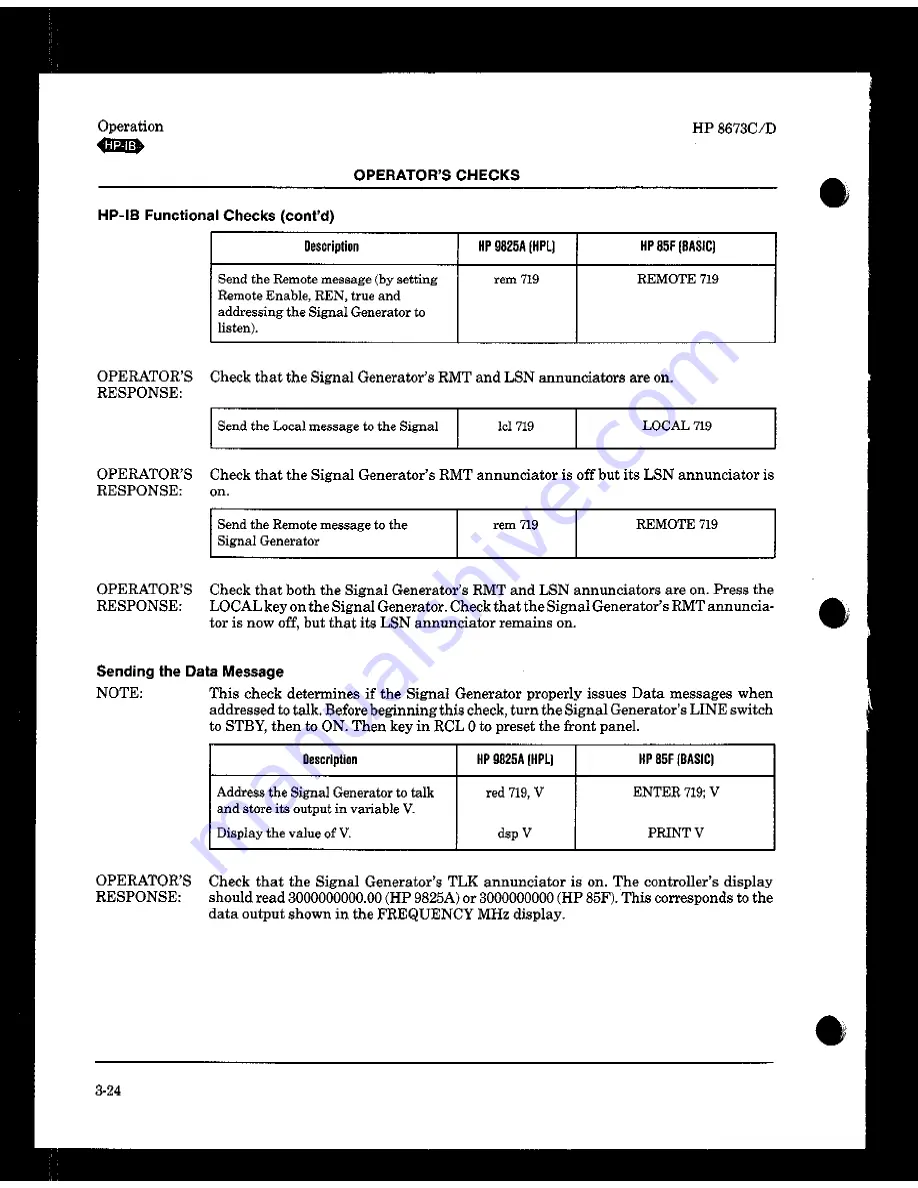 HP HP 8673C Operating And Service Manual Download Page 78