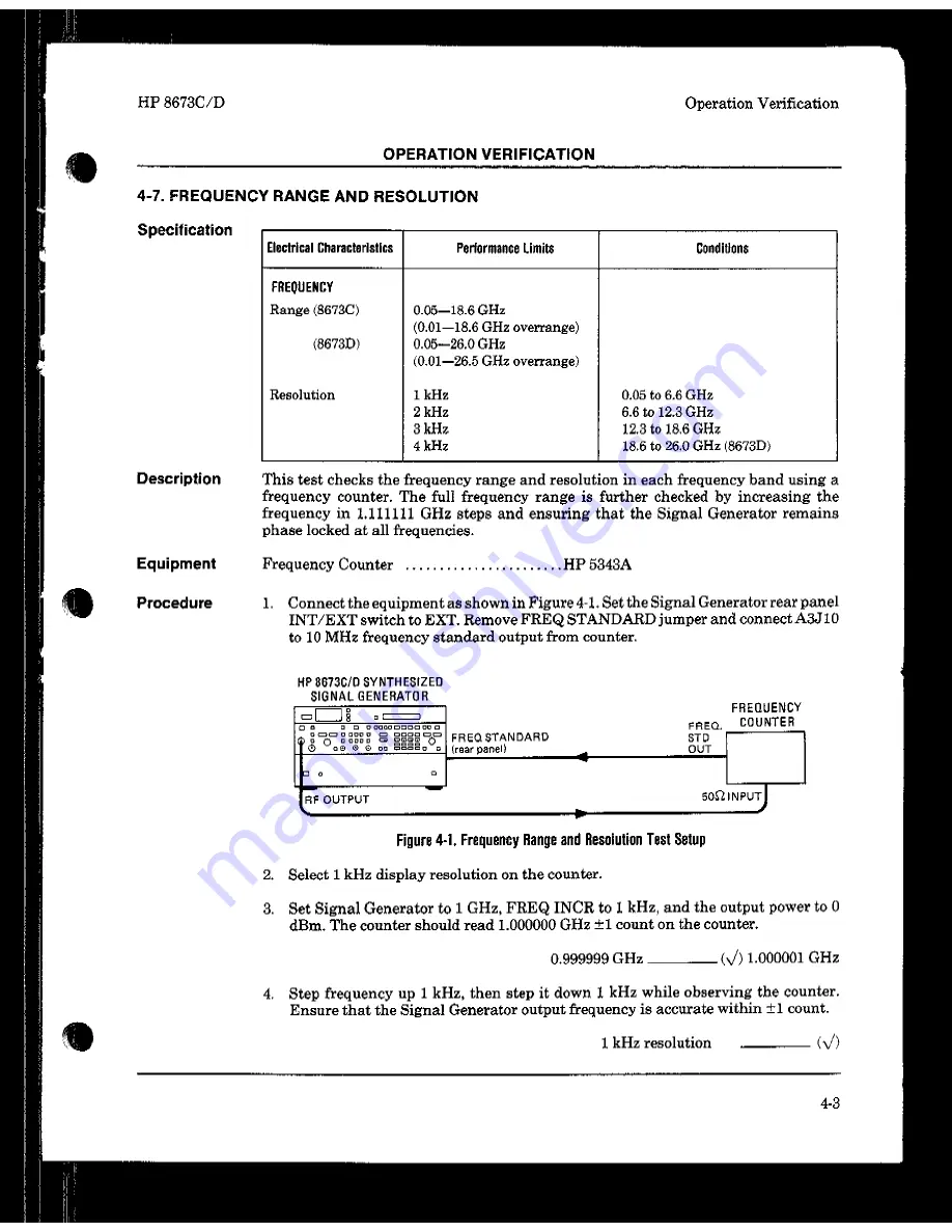 HP HP 8673C Operating And Service Manual Download Page 99