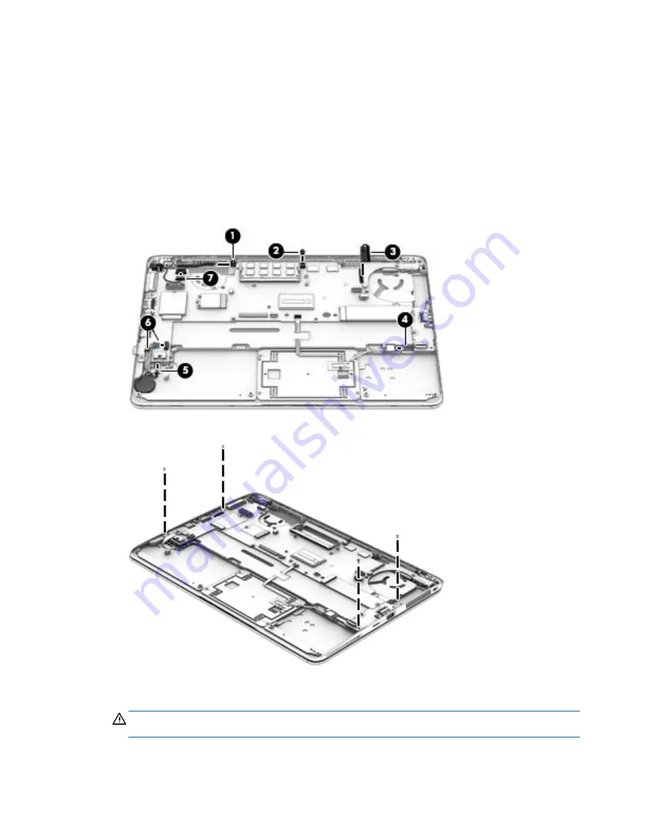 HP HP EliteBook 1040 G1 Maintenance And Service Manual Download Page 70