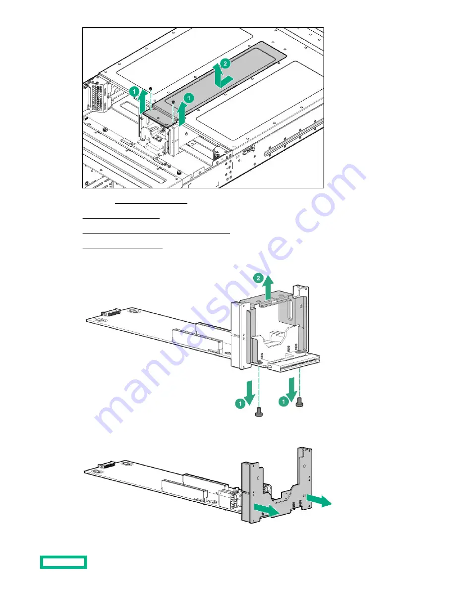 HP HPE Apollo 2000 Gen10 Plus Service Manual Download Page 58