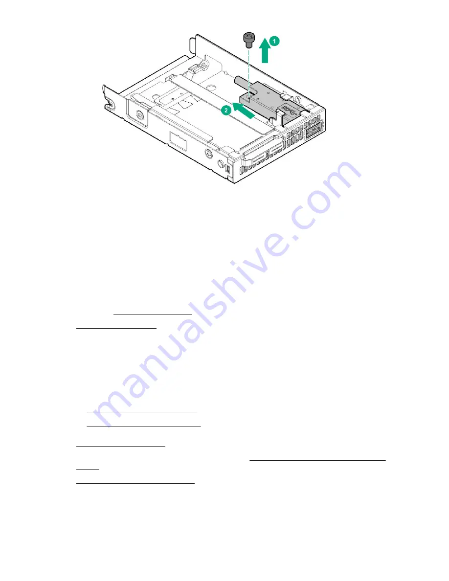 HP HPE ProLiant DL180 Gen10 Maintenance And Service Manual Download Page 70