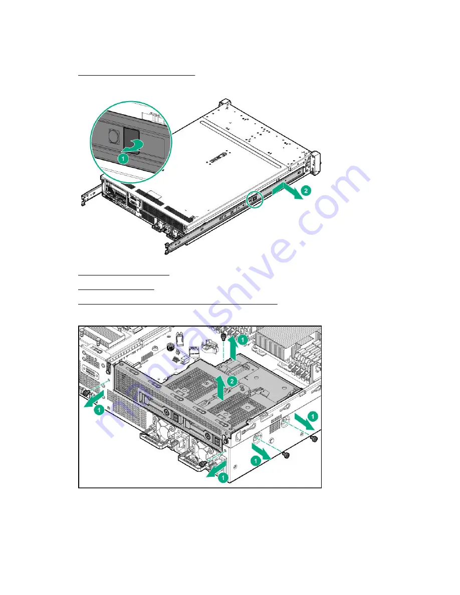 HP HPE ProLiant DL180 Gen10 Maintenance And Service Manual Download Page 76