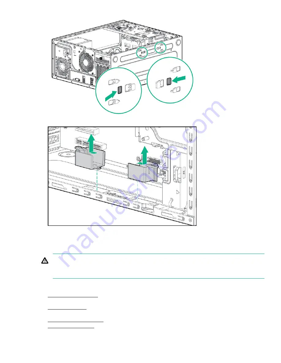 HP HPE ProLiant ML30 Gen9 Maintenance And Service Manual Download Page 49