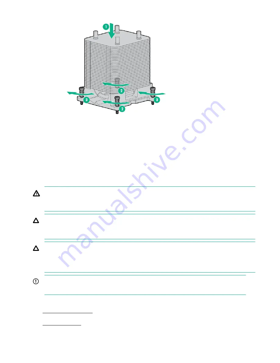 HP HPE ProLiant ML30 Gen9 Maintenance And Service Manual Download Page 52