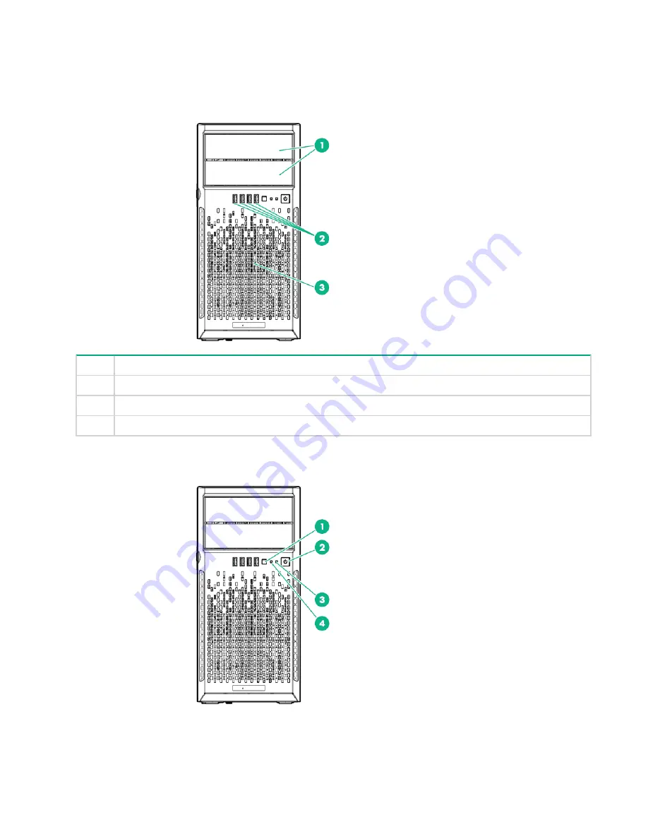 HP HPE ProLiant ML30 Gen9 Maintenance And Service Manual Download Page 70