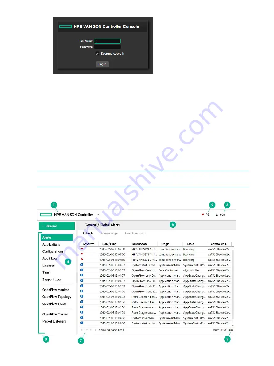 HP HPE VAN SDN Controller 2.7 Скачать руководство пользователя страница 22