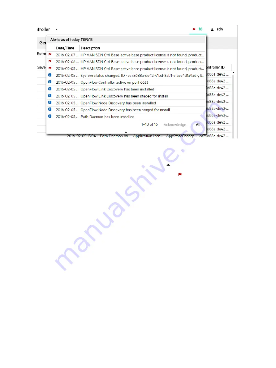 HP HPE VAN SDN Controller 2.7 Administrator'S Manual Download Page 30