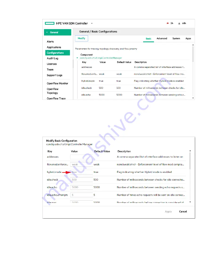 HP HPE VAN SDN Controller 2.7 Administrator'S Manual Download Page 81