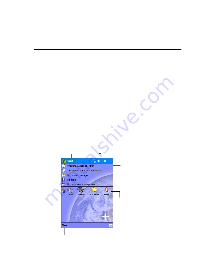 HP iPAQ hx4700 User Manual Download Page 46