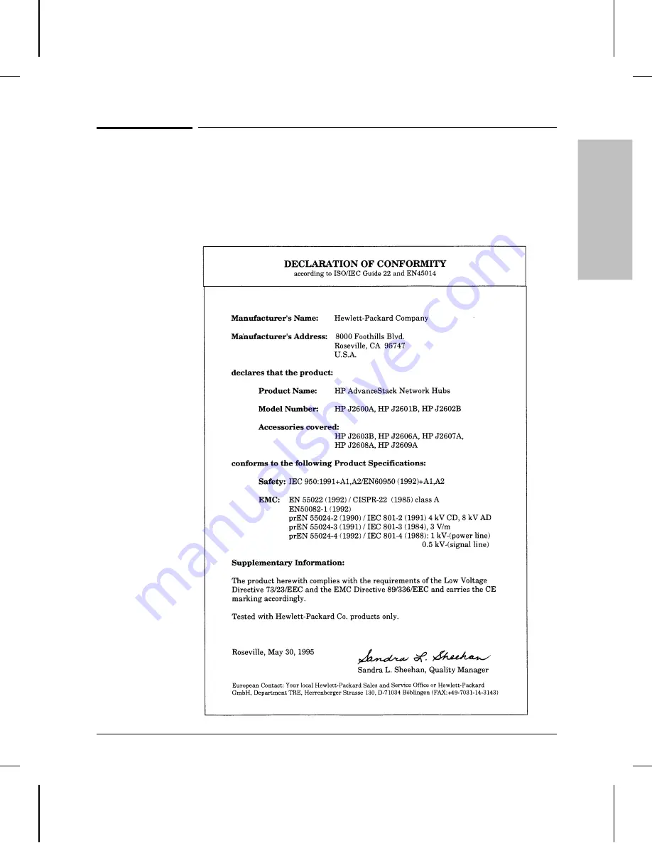 HP J2600A Installation And Reference Manual Download Page 127