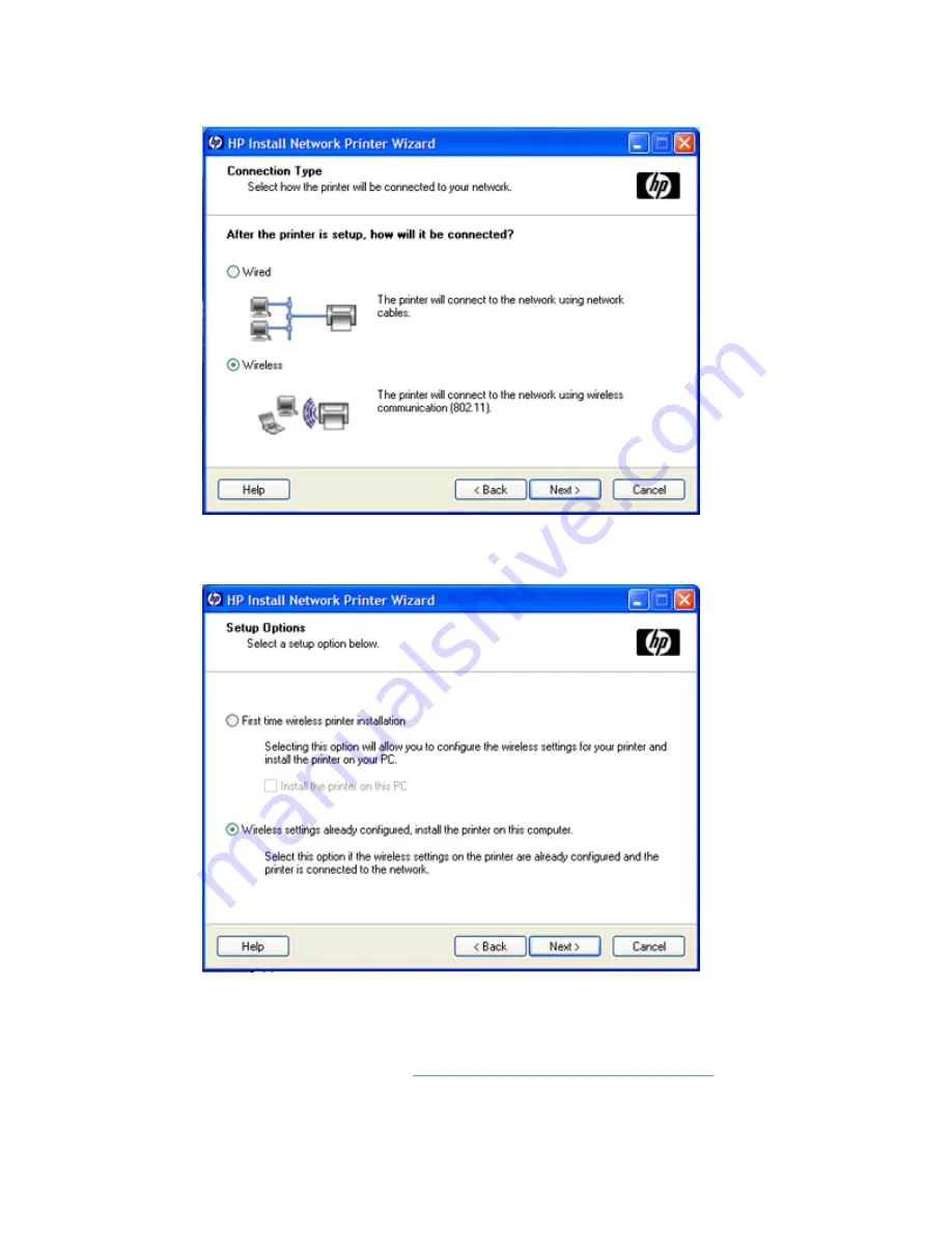 HP JetDirect Ew2500 Setup Manual Download Page 33