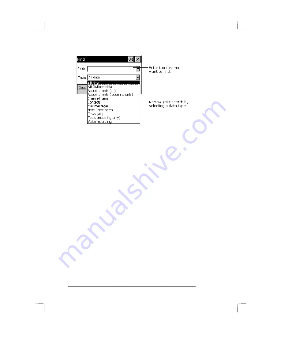 HP Jornada 430 User Manual Download Page 47