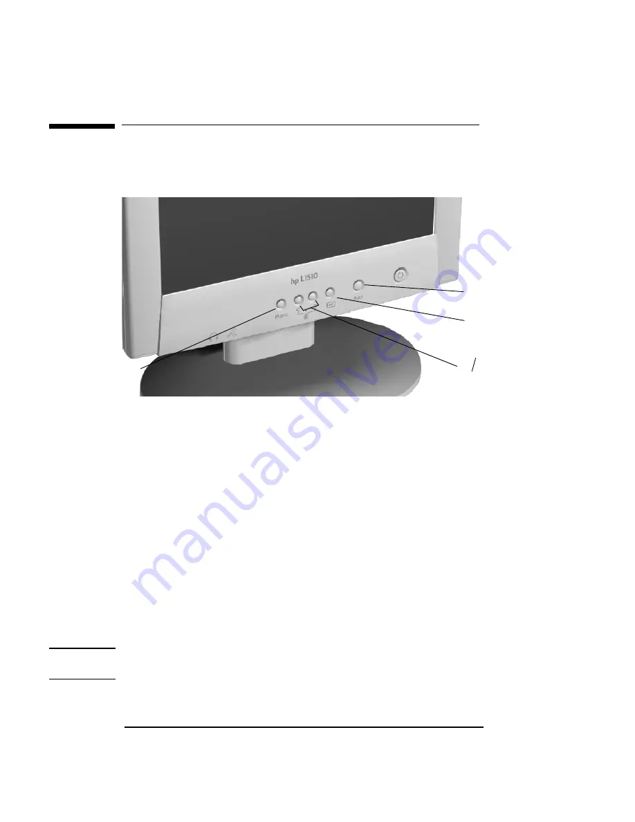 HP L1510 - 15 Inch LCD Monitor User Manual Download Page 12