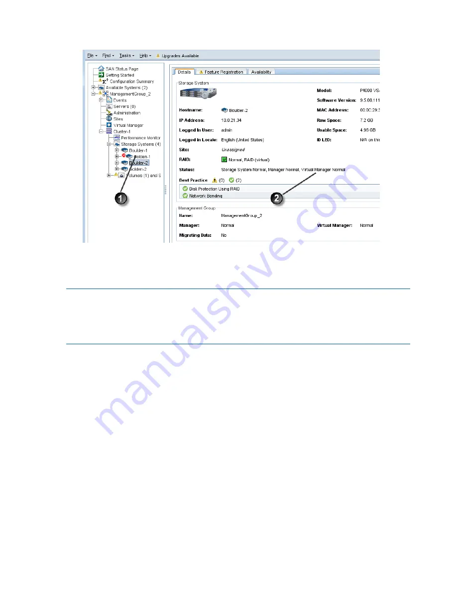 HP LeftHand Storage User Manual Download Page 130