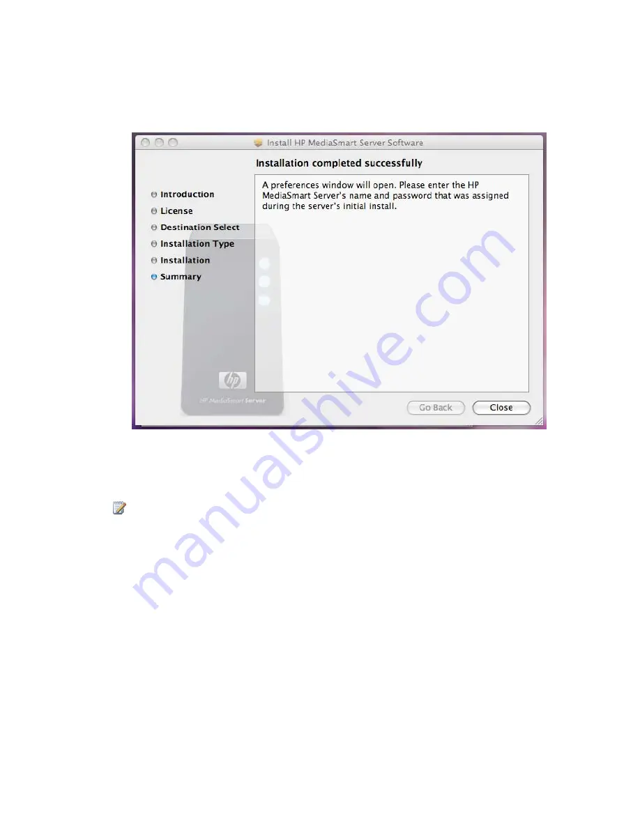 HP LX195 - MediaSmart Server - 1 GB RAM User Manual Download Page 119