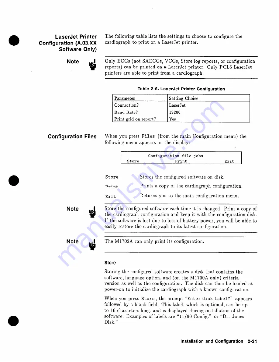 HP M1754A Service Manual Download Page 62