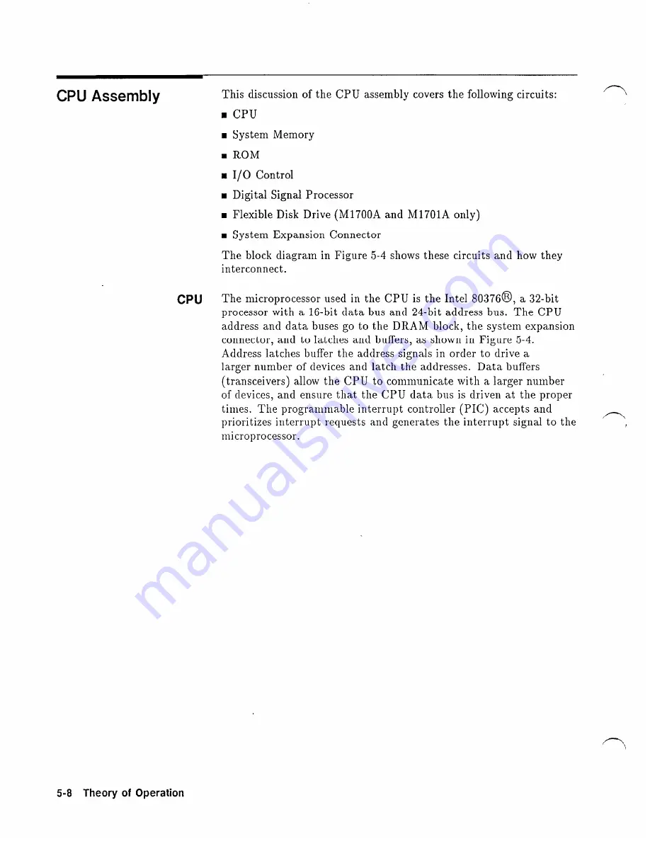 HP M1754A Service Manual Download Page 104