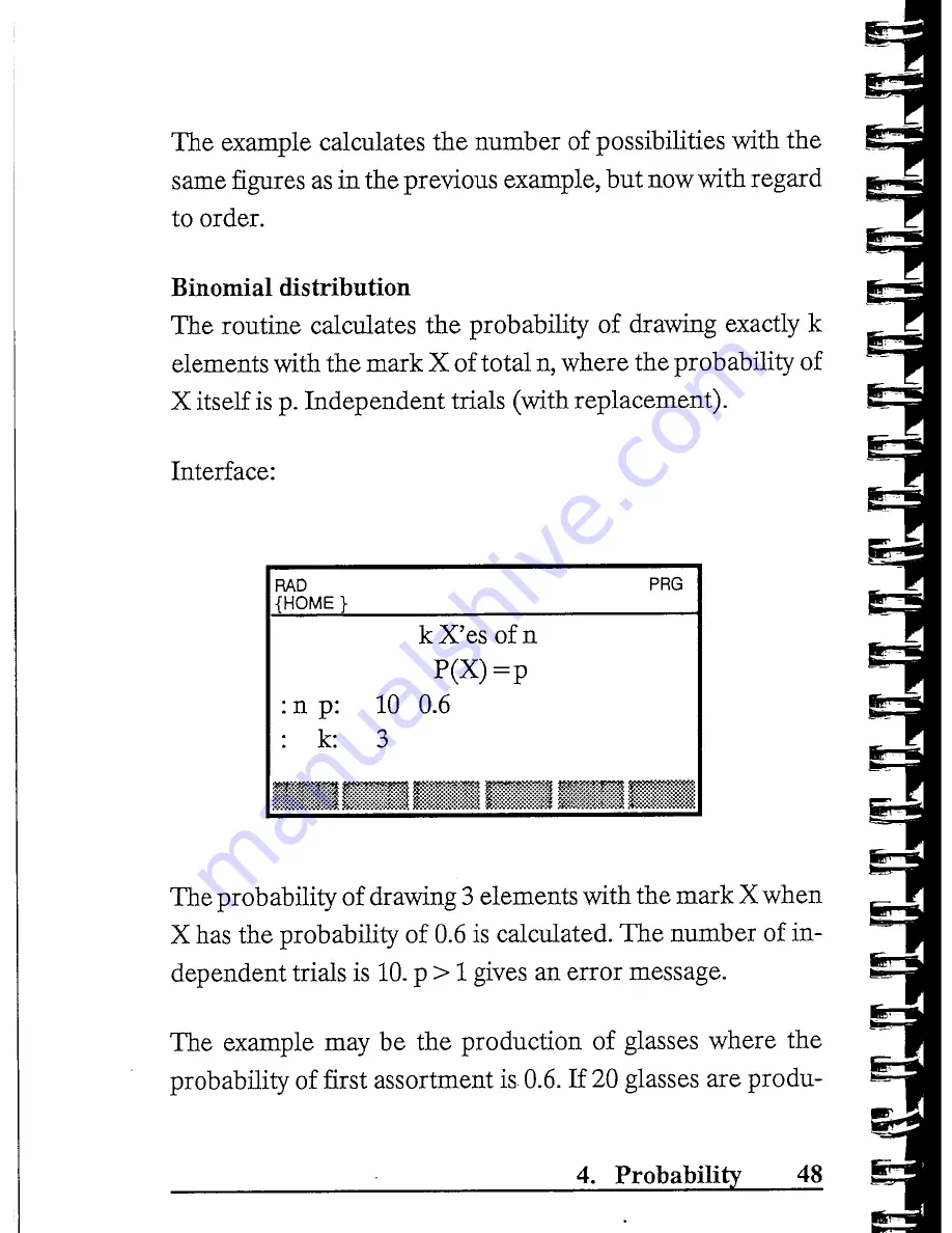 HP Mathematics II User Manual Download Page 51