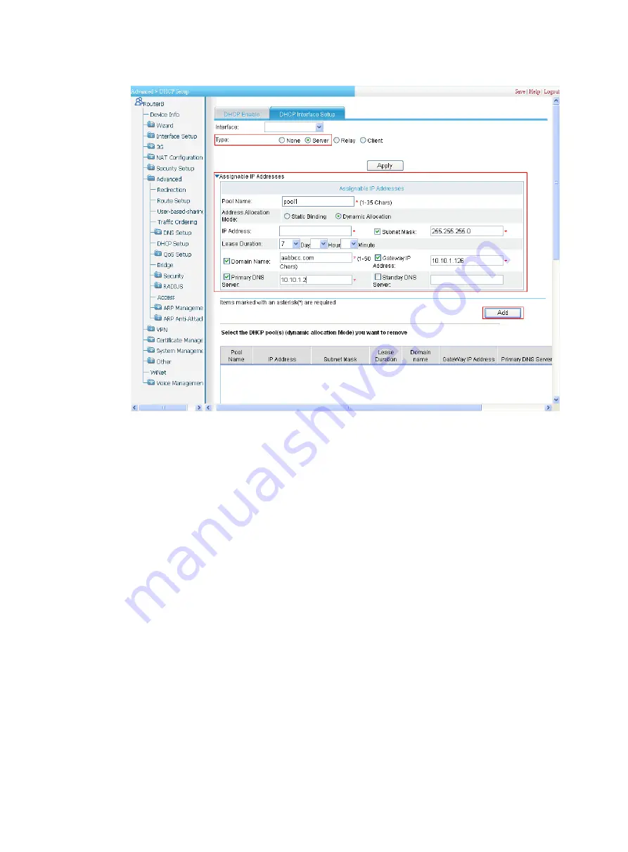 HP MSR SERIES Configuration Manual Download Page 241