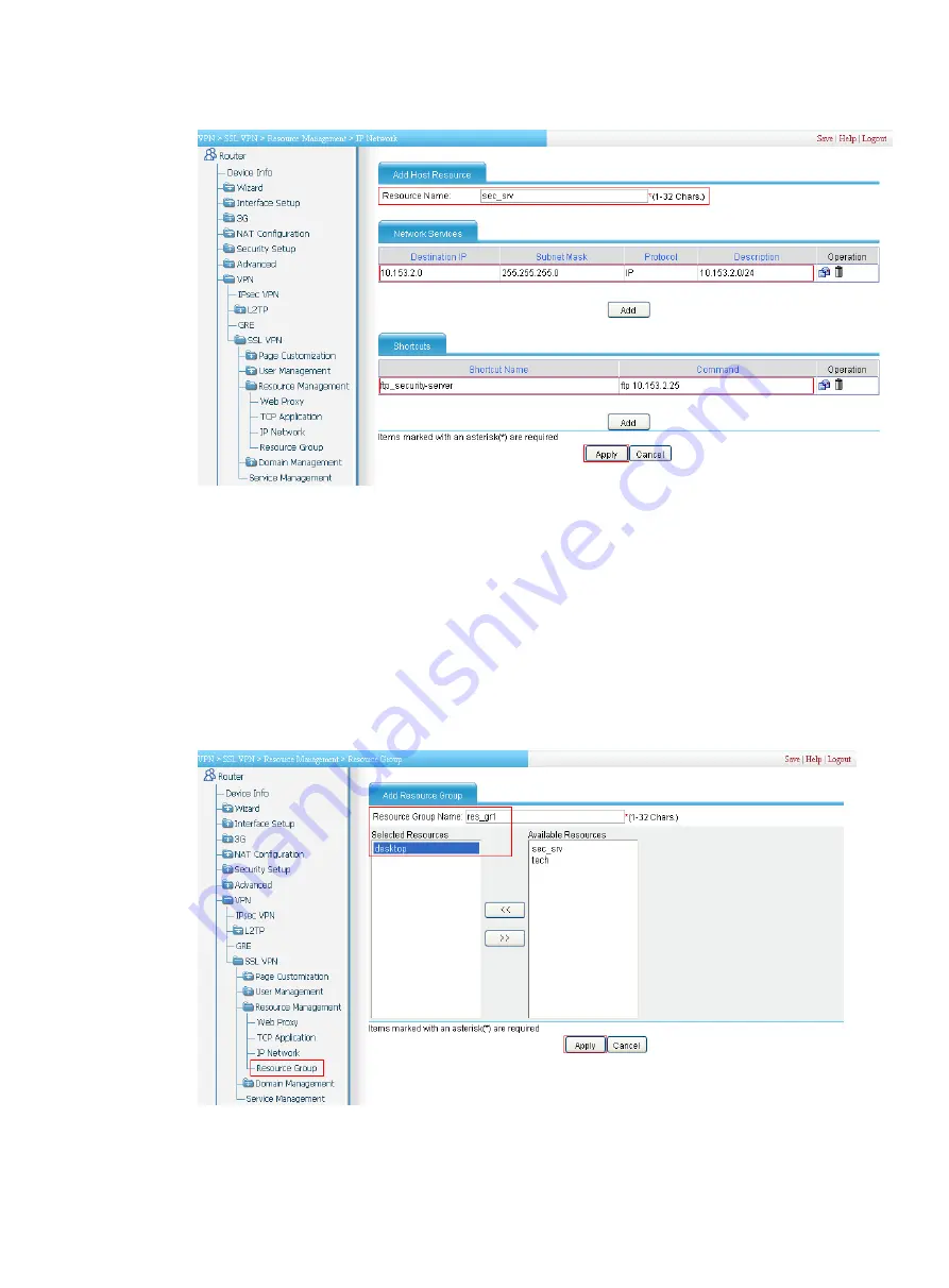 HP MSR SERIES Configuration Manual Download Page 456